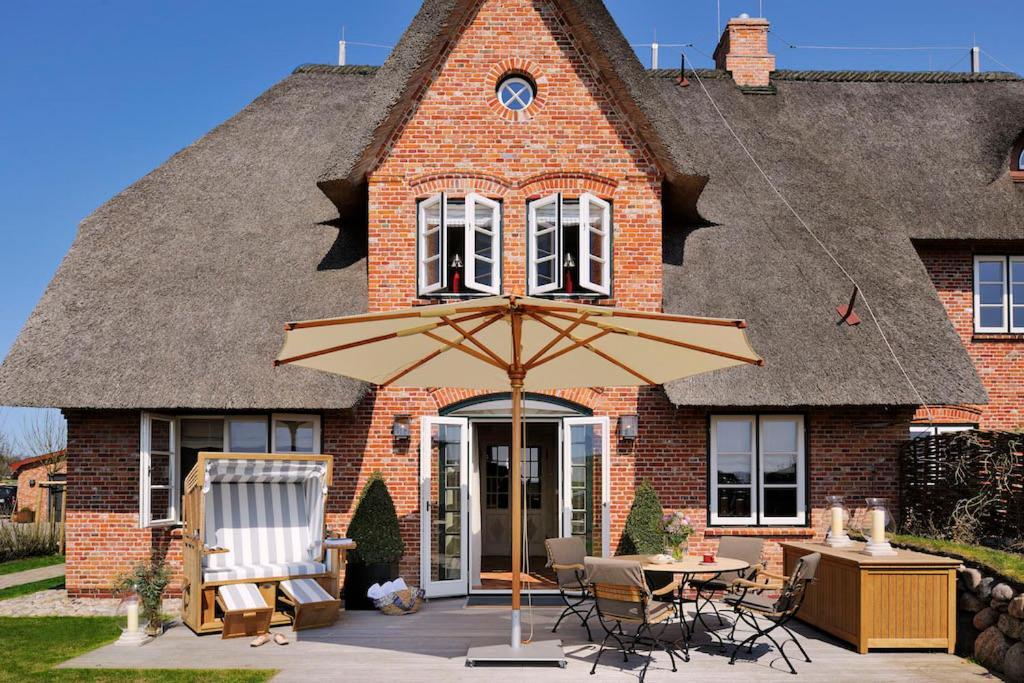 Salzwasserherz Senhoog Luxury Holiday Homes ***** Morsum  Eksteriør bilde